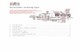 Scientific writing tips - Wiley Online Libraryonlinelibrary.wiley.com/.../homepage/Scientific_writing_tips_from_BV_oct2010.pdf · Scientific Writing Tips Barbara Janssens, Wiley-VCH,