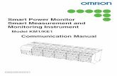 Smart Power Monitor Smart Measurement and Monitoring ..._ke1... · Communication Manual Smart Power Monitor Smart Measurement and Monitoring Instrument Model KM1/KE1 Catalog number