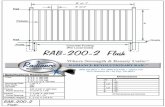 Rab 200 2 FLUSH - Radiance Aluminum Fence Michiganrafence.com/PDF_PRINTS/Rab_200_2_FLUSH.pdf · Rail Pickets Rail Posts 3 13/16" Grade Concrete Footing (Per Local Code) 200-2 Where