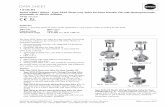 Series V2001 Valves · Type 3535 Three-way Valve for Heat ... · extends or retracts, optionally with Type 4744-2 Limit Switch – Type 3535-PP Pneumatic Mixing/Diverting Valve (Fig.