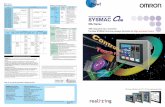 NSJ Series Leaflet - Omrondownloads.omron.eu/IAB/Products/Automation Systems/HMI/HMI and Control...HMI Integrated into a Controller. The New SYSMAC One One-package Controller for High-precision