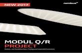 MODUL Q/R PROJECT - download.architonic.com · 2 3 Mit der Modul Q und Modul R Project-Serie erweitert Nimbus konsequent sein Portfolio an effizienten LED-Decken- und Pen-delleuchten