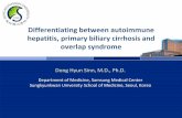Differentiating between autoimmune hepatitis, PBC and ... Hepatology Update 1/3... · Differentiating between autoimmune hepatitis, primary biliary cirrhosis and overlap syndrome