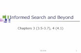 Informed Search and Beyond - University of Pittsburghpeople.cs.pitt.edu/~litman/courses/cs2710/lectures/ch03bRN.pdf · CS 2710 – Informed Search 8 Best-First Search (cont.) Some