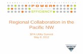 Regional Collaboration in the Pacific NW - BPA.gov · Regional Collaboration in the Pacific NW Presented by: Allie Robbins, Commercial & Acting Federal Sector Lead . BPA Energy Efficiency