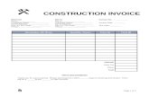 Contruction Invoice Template - eforms.com  · Web viewI authorize the above named business/individual to charge the credit card indicated in this authorization form according to