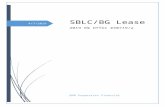 BG -SBLC 6 - Lease pkg.docx  · Web viewThis agreement contains the entire agreement and understanding concerning the subject matter hereof and supersedes and replaces all prior