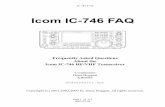 Icom IC-746 FAQ - qsl.net · IC-746 FAQ Recent Changes 2003.02.06 Added another QST article to the article list 2003.02.06 Added current vs voltage chart to power supply section.