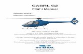 CABRI® G2 RFM · Hélicoptères Guimbal CABRI G2 INTRODUCTION Original issue Approved under DOA EASA.21J.211 0-5 The reference of this flight manual is J40-001.