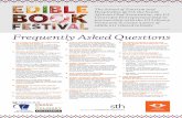 Frequently Asked Questions - uj.ac.za book festival_FAQ 2018.pdf · DO I HAVE TO SUBMIT AN EDIBLE BOOK TO ATTEND THE EVENT? No—everyone is welcome to attend the event whether they’ve