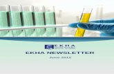 EKHA NEWSLETTER - Era-Edta · ECDA logo, which should feature all the logos of the individual member organisations. Following the March discussion, on April 14 th , the ECDA submitted