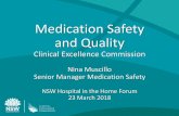 Medication Safety and Quality - health.nsw.gov.au · Medication Safety and Quality Clinical Excellence Commission Nina Muscillo Senior Manager Medication Safety NSW Hospital in the