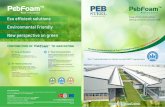 PebFoamTM PebFoamTM - pebsteel.com.mm · No part of this brochure may be reproduced without the prior written consent of PEB Steel BuildingsCo., Ltd. PEB reserves the right to make