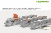 WAGO TOPJOB® S Rail-Mount Terminal Blocks S brochure 2018.pdf · RAIL-MOUNT TERMINAL BLOCKS WITH LEVERS Connect tool-free via rail-mount terminal blocks with levers. A lever means