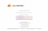 Technical Data Sheet ACS Material Silver Nanowire · ACS Material Silver Nanowire TDS Page 1 Technical Data Sheet ACS Material Silver Nanowire Table of Contents 1 – Products list
