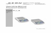 Operating Manual Precision balance - KERN & SOHN GmbH · 7.2.1 Internal adjustment - „iCAL“ ..... 17