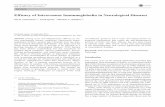 Efficacy of Intravenous Immunoglobulin in Neurological ... · REVIEW Efficacy of Intravenous Immunoglobulin in Neurological Diseases Jan D. Lünemann1,2 & Isaak Quast1 & Marinos C.