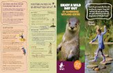 EVERYTHING YOU NEED FOR ENJOY A WILD AN … · I SPY CANOE SAFARI* Kingfisher? Water vole? Dragonfly? What will you spot on this kilometre-long watery treasure trail? FUN WITH OUR