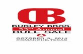 DUDLEy BroS. 53rd Annual BULL SALE - texashereford.org 2014 DUDLEY catalog revised8-13.pdf · PAGE 5 / DUDLEY BROS. A B REFERENCE SIRE REFERENCE SIRE UPS Domino 5216 has had a great