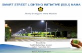 SMART STREET LIGHTING INITIATIVE (SSLI) NAMA · Energy and Mineral Resources for People’s Welfare • 88% of energy generation in 2013 came from fossil resources, dominated by coal