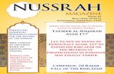 Nussrah Magazine Issue 42 - mykhilafah.com · ± is two things, charity and upholding the Iman is in Allah (swt), His Angels, His Books, His Messengers and the Last Day and the Good
