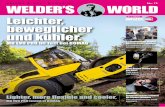 Leichter, beweglicher und kühler. - binzel-abicor.com · ABICOR BINZEL MAGAZINE No. 12 WELDER’S WORLD The nightmare for weld spatters … Two eyes are better than one! TH6i ABIBLUE