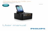 User manual - download.p4c.philips.com · 4 Listen to FM radio 6 Tune to FM radio stations 6 Store FM radio stations 6 Select a preset radio station 6 Adjust volume 6 5 Other features