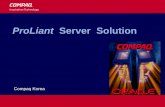 ProLiant Server Solution - download.oracle.com · SAP R/3 with SQL Server on 8-Way Peoplesoft: CRM, Financials, HR, and eBill with SQL Server JD Edwards with SQL Server Oracle Applications