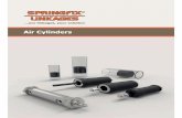  · 270 springfixlinkages.com Springfix Linkages is a division of Automotion Components Ltd Anti - Stiction Air Cylinder - 9.3mm Bore universal mounts