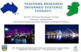 TEACHING RESEARCH INFORMED SYSTEMIC THERAPY. · 1 TEACHING RESEARCH INFORMED SYSTEMIC THERAPY. Director of Clinical Psychology Training University College Dublin Clinical Psychologist