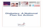 Diabetes: A National Plan for Action - ASPE · The Diabetes: A National Plan for Action is the latest initiative sponsored by the U.S. Department of Health and Human Services to address