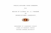 THESIS HANDBOOK - cookman.edu€¦  · Web viewThe rubric for the Thesis/Capstone Paper proposal is provided in the syllabus for Lead 640, and in appendix G in the Thesis/Capstone