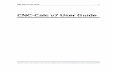 CNC-Calc v7 User Guide - cimco.com · CNC-Calc v7 User Guide ... Turning Operations.....25 5. Program Menu ... Fanuc and Heidenhain controllers. Other features include generation