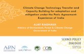 SCIENCE POLICY DIALOGUE - Asia-Pacific Network for Global ... · SCIENCE POLICY DIALOGUE 06-08 FEBRUARY 2017 BANGKOK, THAILAND Climate Change Technology Transfer and Capacity Building