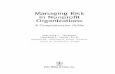 Managing Risk in Nonprofit Organizations fileManaging Risk in Nonprofit Organizations A Comprehensive Guide Melanie L. Herman George L. Head, PhD Peggy M. Jackson, PhD, CPCU Toni E.