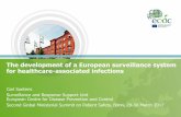 The development of a European surveillance system for ... · The development of a European surveillance system for healthcare-associated infections Carl Suetens Surveillance and Response