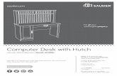 Computer Desk with Hutch - OfficeFurniture.comimages.officefurniture.com/product/pdf/404961.pdf · note: this instruction booklet contains important safety information. please read