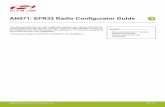 AN971: EFR32 Radio Configurator Guide - silabs.com · 2. The Multi-PHY Interface The Multi-PHY interface is at the top of the Radio Configuration tab. The left pane displays the currently