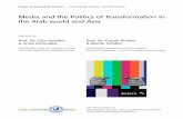 Media and the Politics of Transformation in the Arab world ... · Freie Universität Berlin – international workshop Media and the Politics of Transformation in the Arab world and