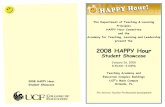 2008 HAPPY Hour - UCF College of Education and Human ...education.ucf.edu/knightedtalks/docs/08ShowcaseProg.pdf2008 HAPPY Hour Student Showcase Pre-Service Teacher Professional Development