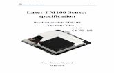 Laser PM2.5 Sensor specification - ecksteinimg.de laser PM100 sensor specification-V1.2.pdf · NovaFitnessCo.,Ltd. SDS198sensor 1 Overview ThePM100sensor,alsoknownastotalsuspendedparticulate(TSP)