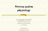 Nervous system physiology - kajalpetclinic.comkajalpetclinic.com/FileUpload/Editor/Documents/Nervous system physiology.pdf · Functions of the Nervous System communication system