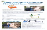 Haglöf Electronic Clinometers - haglofsweden.com · presentation, the EC II will serve you with accurate results for many years without calibration or maintenance. Art. no. 15-102-1011,