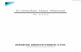 D-checker User Manual - daikinspare.com.uadaikinspare.com.ua/download/dchecker/User Manual D-Checker v3400 EN.pdf · [Edit info. (F4)] Allows you to edit the customer information