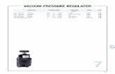 VACUUM PRESSURE REGULATOR - AirCom 7/K-2017-7... · 7.03 Vacuum 7 D Gauges: see chapter for measuring devices R250 pressure gauge Ø 63 mm, -1…0 bar, G¼ MA6302-00 12,50 mounting
