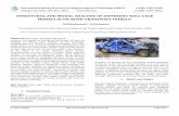 STRUCTURAL AND MODAL ANALYSIS OF DIFFERENT ROLL CAGE ... · Modal analysis is used to find mode shapes and corresponding frequencies of roll cage models so designed. The range of