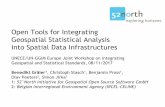 Open Tools for Integrating Geospatial Statistical Analysis ... · UNECE Workshop 11/17 –Tools for Integrating Statistical Analysis in SDIs 3 Background@52N Spatial Data Infrastructures: