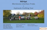 MiHpt - KDHE Seminar - McCall MiHpt-KDHE... · MiHpt Membrane Interface Probe + Hydraulic Profiling Tool Tom Christy, PE Wes McCall, PG Dan Pipp, Chemist Geoprobe Systems® Anders