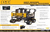 HOT WATER PRESSURE WASHER - d163axztg8am2h.cloudfront.net · • 1 color-coded QC chemical nozzle DIRECT DRIVE HONDA GX390 GENERAL PUMP EZ4040 HW4013HG 4 4000 389 330,000 DIRECT 2.21