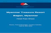 Myanmar Treasure Resort Bagan, Myanmar - cdn.net.in fileMyanmar Treasure Resort Bagan, Myanmar Hotel Fact Sheet Rooms, Food & Beverages, Incentive Activities, Valid for 2014-2015 .